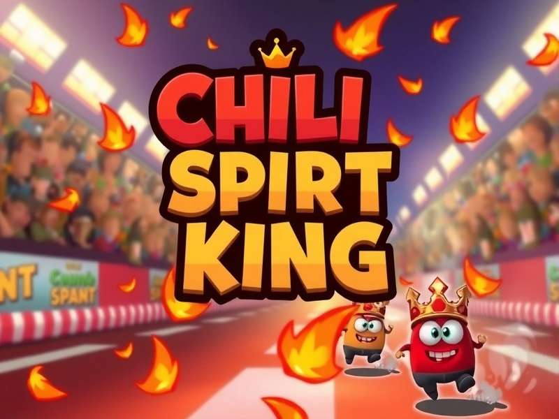 Chili Sprint King game banner featuring spicy chili races